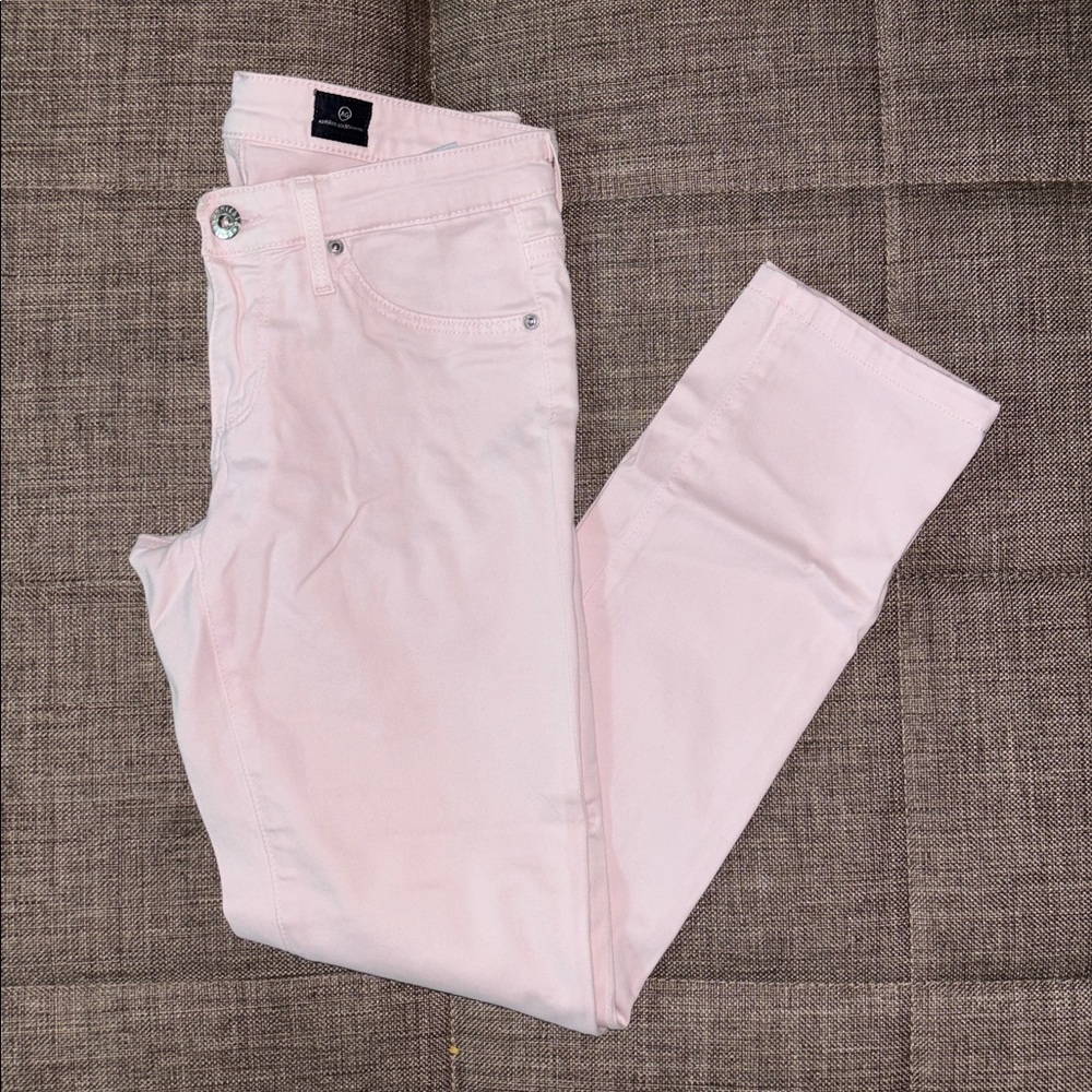 AG Adriano Goldschmied Women's Low-Rise Skinny Jeans in Soft Pink
